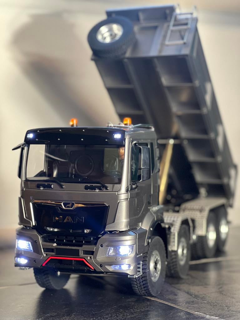 RC 1/14 MAN 8x8 vrachtwagen Truck Tamiya Lesu Wedico Scalecl, Elektro, Auto offroad, Schaal 1:14, Nieuw