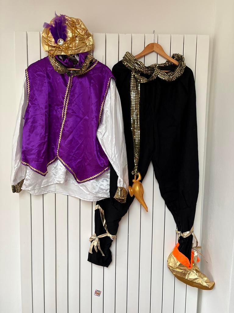 Aladin Carnavalspak Maat L/XL compleet, Carnaval, Maat 42/44 (L), Ophalen of Verzenden, Kleding