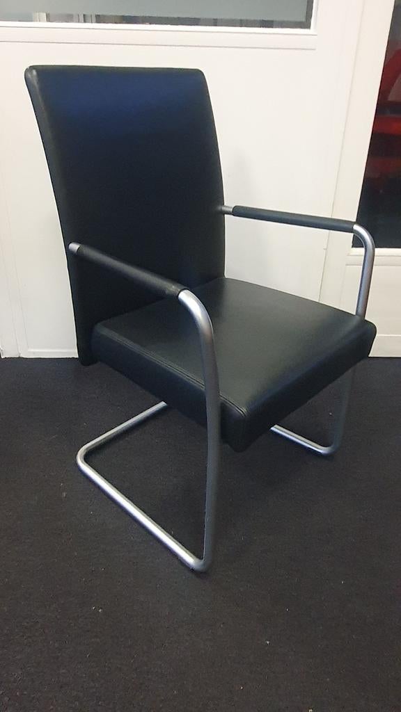 Walter Knoll Jason volleder zwart, Huis en Inrichting, Stoelen, Ophalen, Nieuw, Zwart