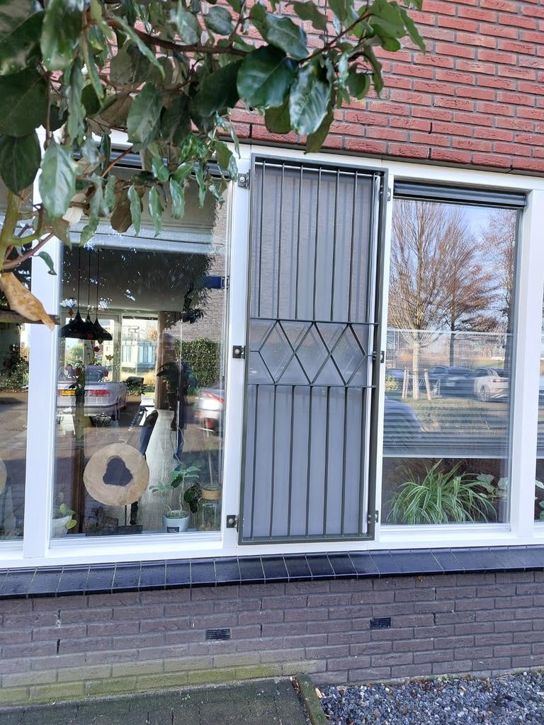 Stalen sierrooster groen, Huis en Inrichting, Ophalen