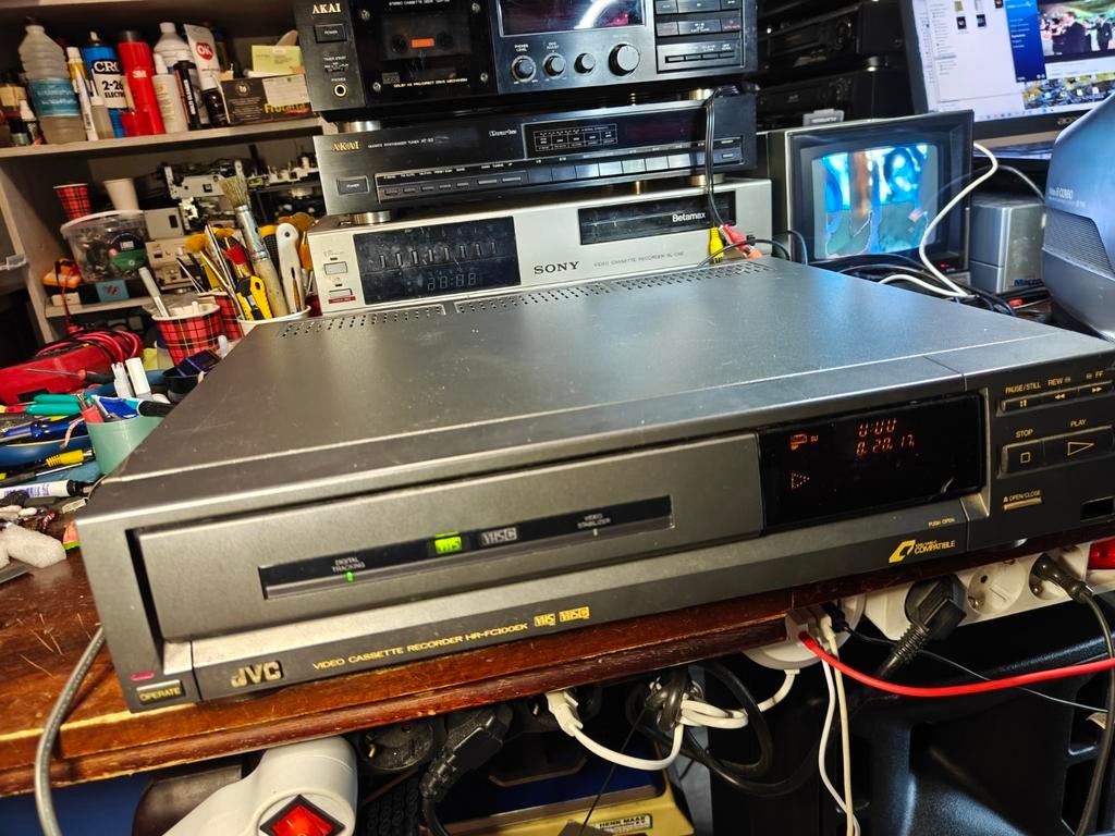 JVC HR-FC100E VHS & VHS-C Videorecorder – Uniek model, Audio, Tv en Foto, Videospelers, Ophalen of Verzenden