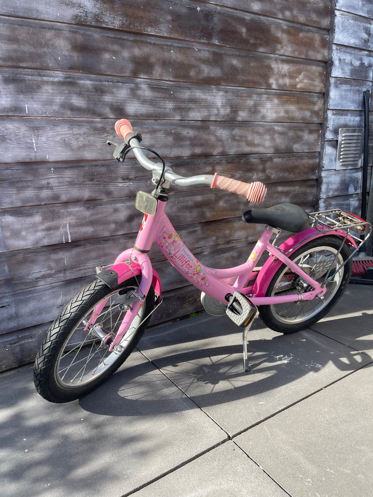 Puky fiets 16 inch - LilliFee roze kinderfiets, Ophalen, Gebruikt, Velgrem, 16 tot 20 inch