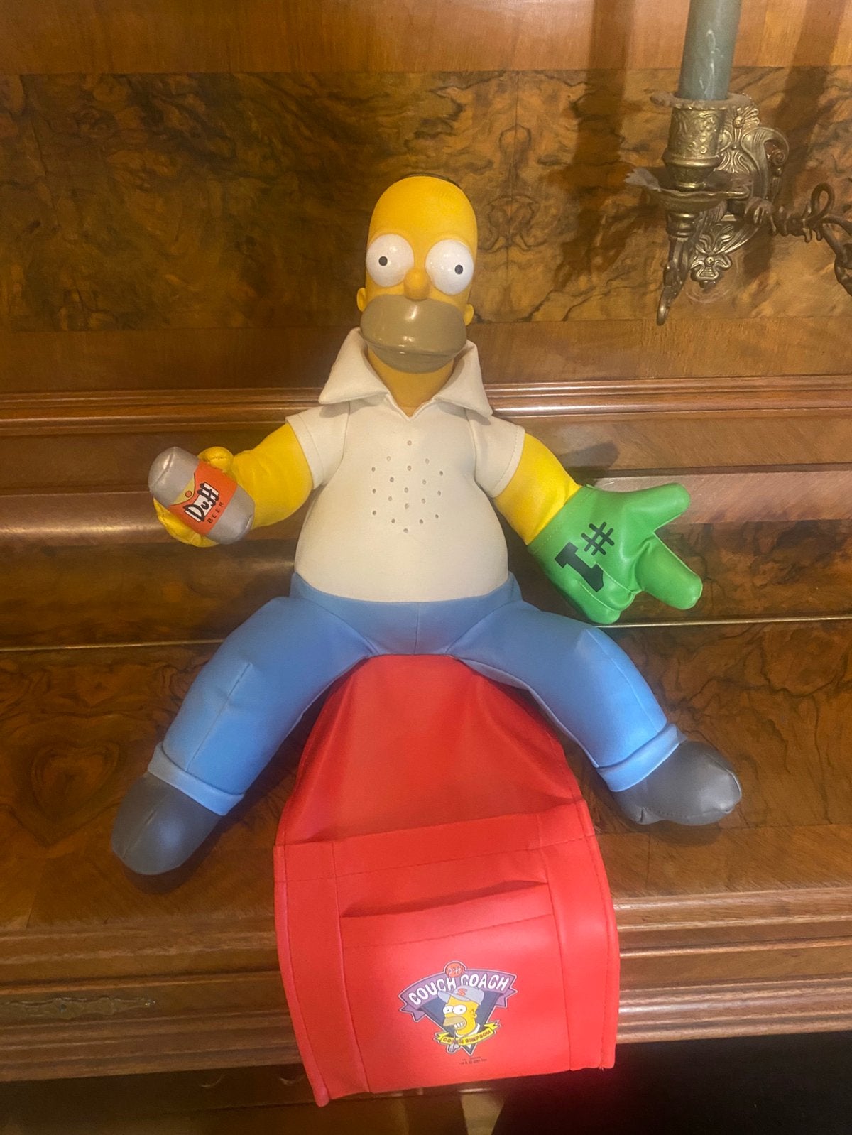 2001 Homer Simpson Couch Coach pop, Verzamelen, Stripfiguren, Ophalen, Overige figuren, Zo goed als nieuw, Beeldje of Figuurtje