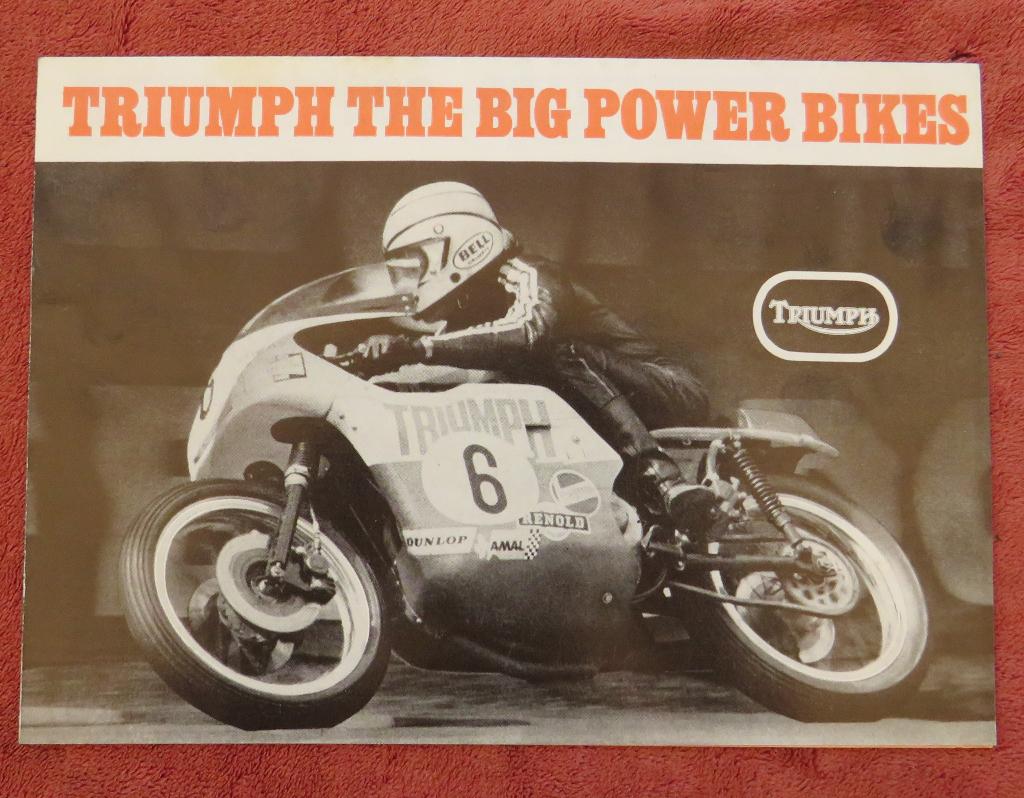 Triumph brochure 1973, Ophalen of Verzenden, Triumph