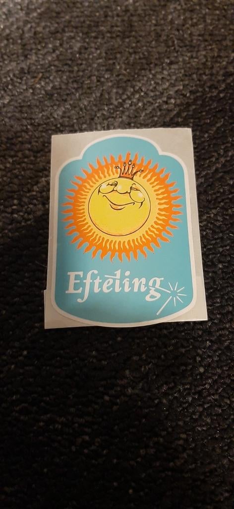 Efteling sticker met lachende zon, Verzamelen, Efteling, Ophalen of Verzenden