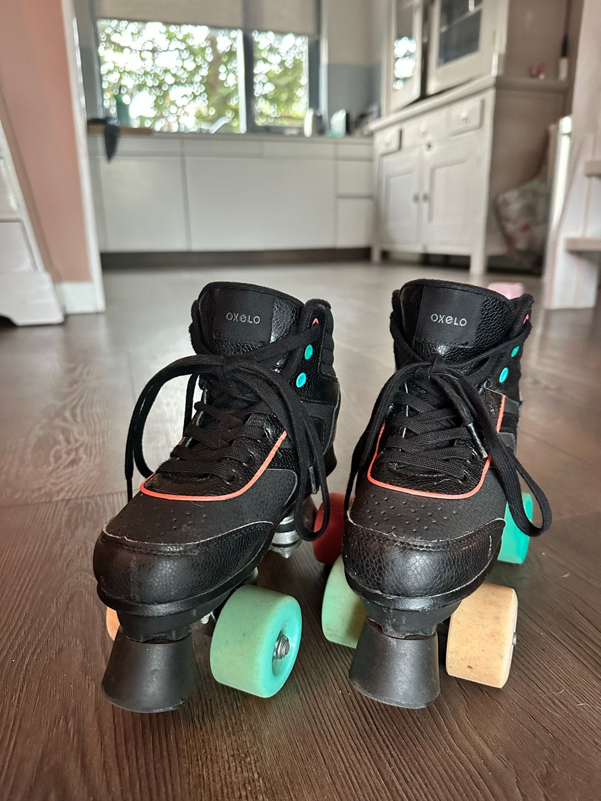 Retro rolschaatsen Oxelo maat 34 - Zo goed als nieuw, Ophalen of Verzenden, Zo goed als nieuw, Kinderen