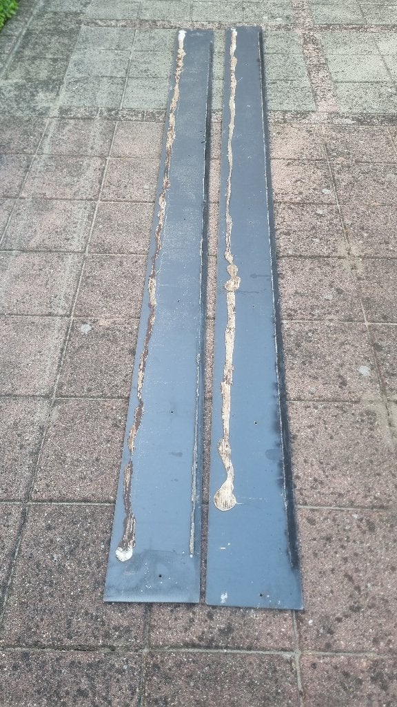 trespa strookjed 20cm x 305 cm gebruikt, Doe-het-zelf en Verbouw, Platen en Panelen, Ophalen, Gebruikt