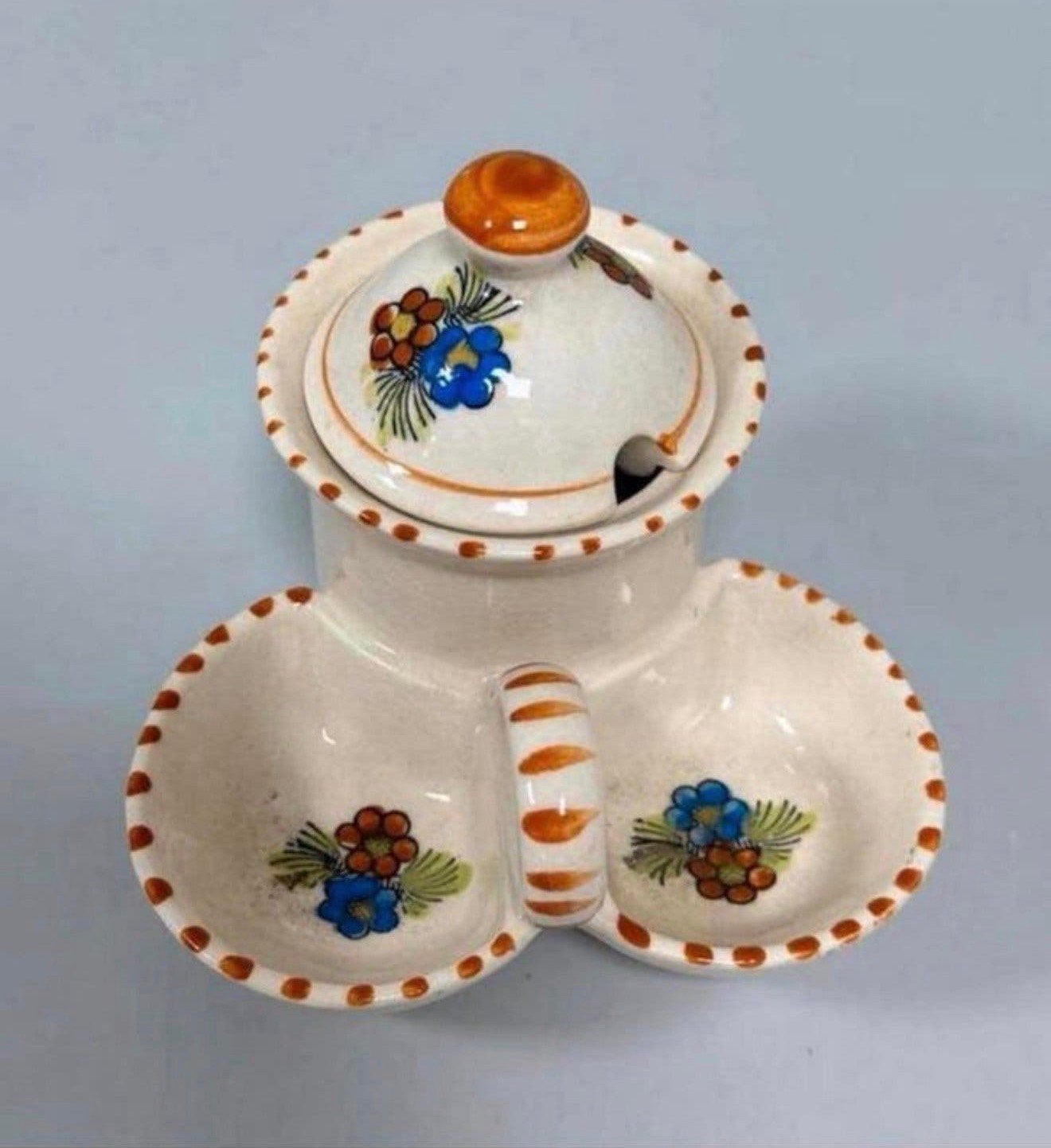 Zeldzame antieke vintage jam- of honingpot keramiek pot, Ophalen of Verzenden