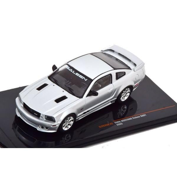 Ford Mustang Saleen 2005 Grijs Modelauto 1/43 Ixo Models, Overige merken, Ixo Models, Auto, Ixo Models