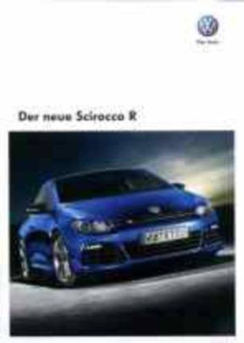 Volkswagen VW Scirocco 3 of R brochure/auto folder '10 - '15, Ophalen of Verzenden, Zo goed als nieuw, Volkswagen