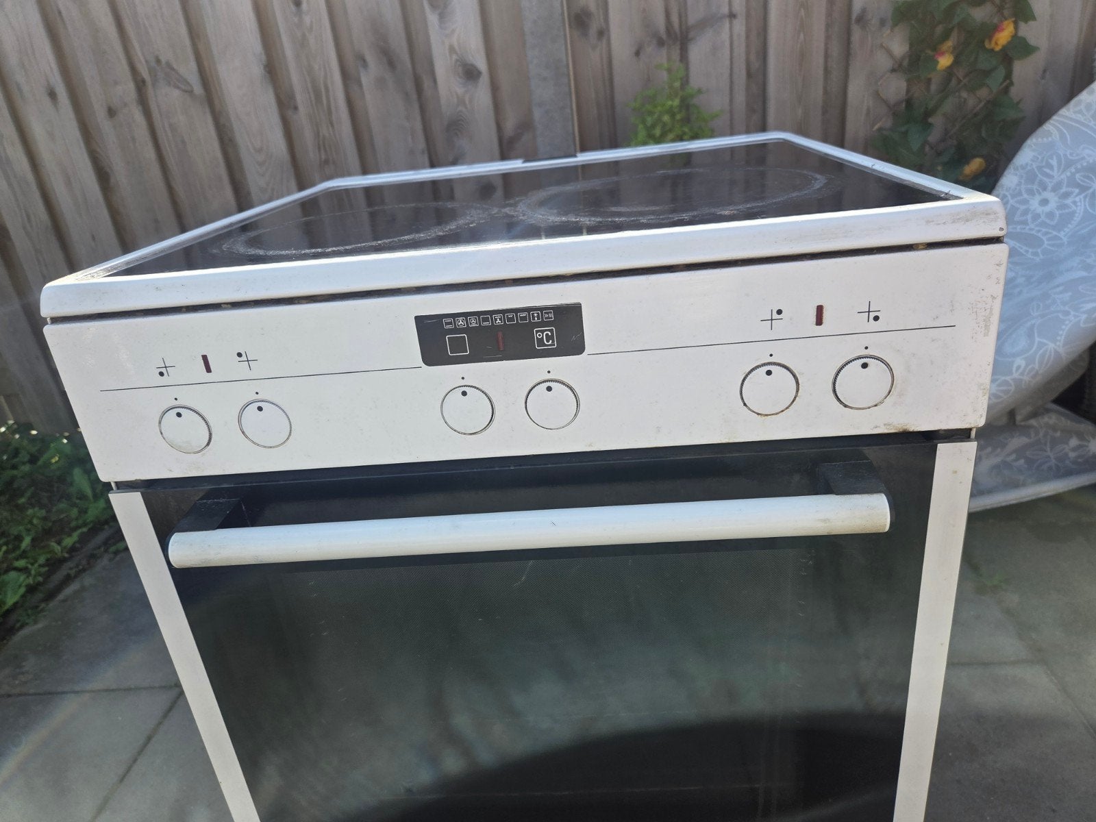 Siemens fornuis, Gebruikt, 60 cm of meer, Keramisch, Vrijstaand