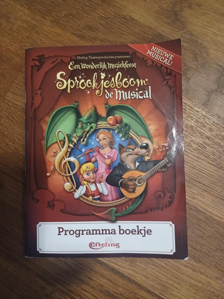 Efteling programmaboekje musical, Verzamelen, Ophalen, Gebruikt, Overige typen