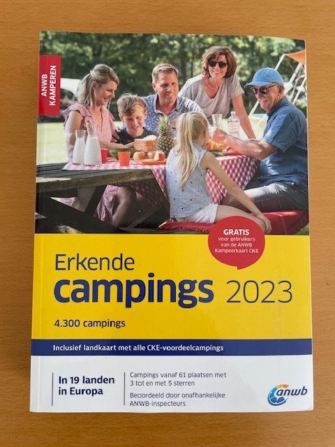 ANWB Erkende Campings 2023 In 19 landen in Europa , Europa, Ophalen of Verzenden, Zo goed als nieuw, Campinggids