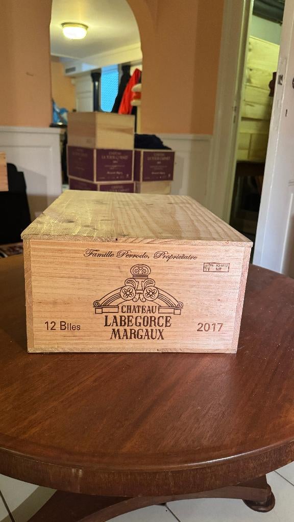 Chateau Labegorce 2017, Margaux OWC 12 flessen, Ophalen, Frankrijk, Nieuw, Rode wijn