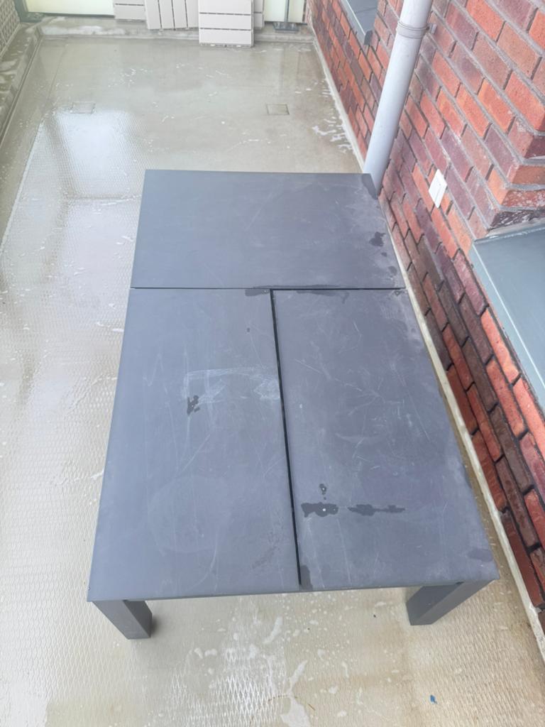 4 Seasons Outdoor tuintafel - Uitschuifbaar, Tuin en Terras, Tuintafels, Ophalen, Gebruikt, Rechthoekig, Metaal