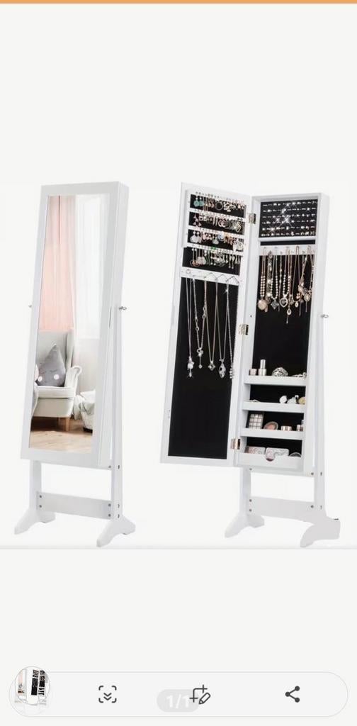 Sieraden spiegelkast, Huis en Inrichting, Woonaccessoires | Spiegels, Ophalen of Verzenden