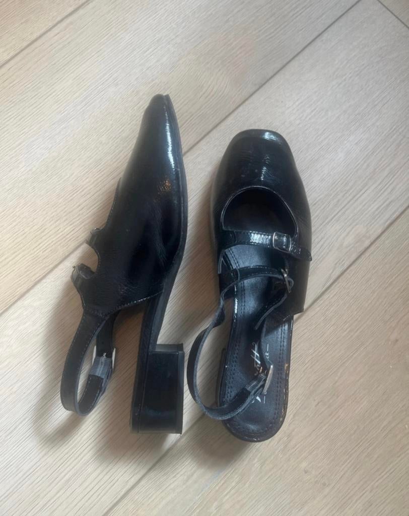 mary janes parrotto maat 41, Kleding | Dames, Schoenen, Schoenen met lage hakken, Zwart, Ophalen of Verzenden, Zo goed als nieuw