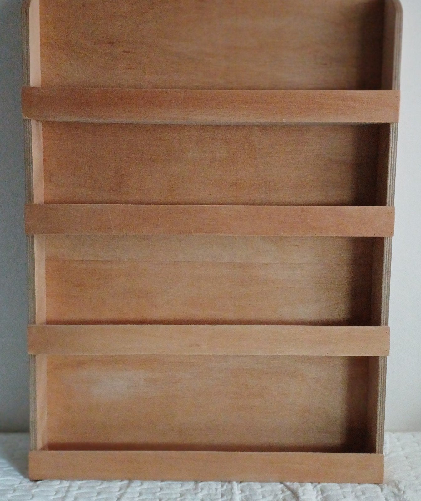 HOUTEN WANDREK 3 PLANKEN 120 cm  H/81 cm BREED, Ophalen, Zo goed als nieuw