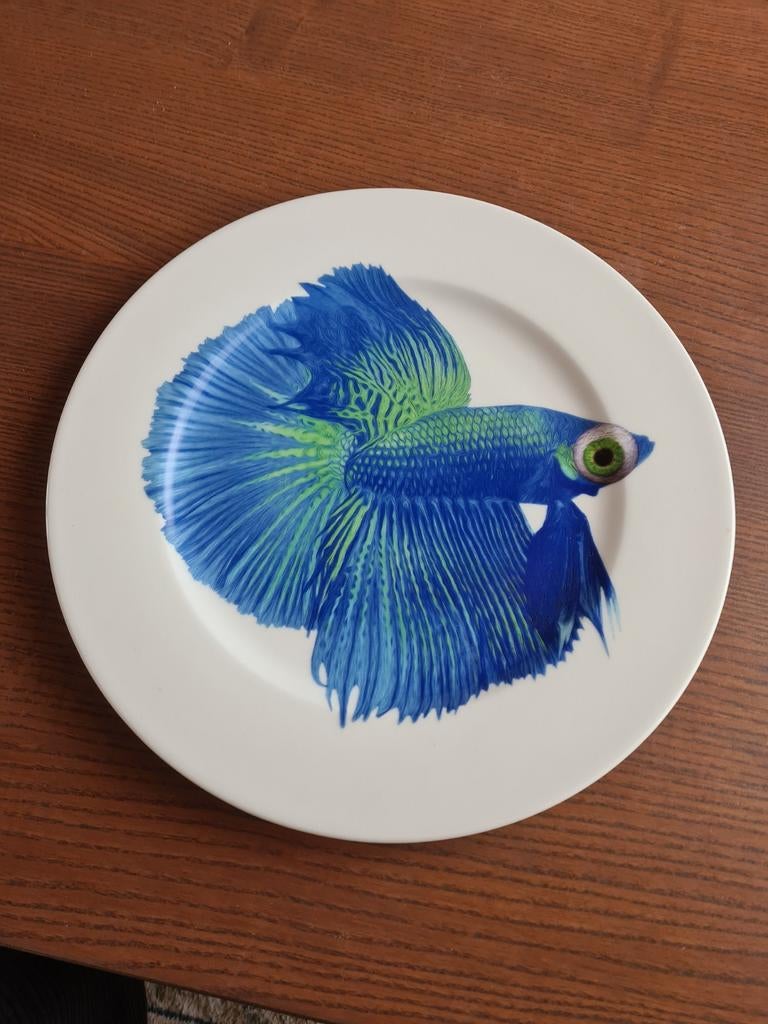 IKEA vintage decoratie vis bord, Betta, Antiek en Kunst, Antiek | Wandborden en Tegels, Ophalen of Verzenden