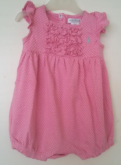 1-delig roze Ralph Lauren pakje maat 68 NIEUW (10692), Kinderen en Baby's, Babykleding | Maat 68, Meisje, Nieuw, Ophalen of Verzenden