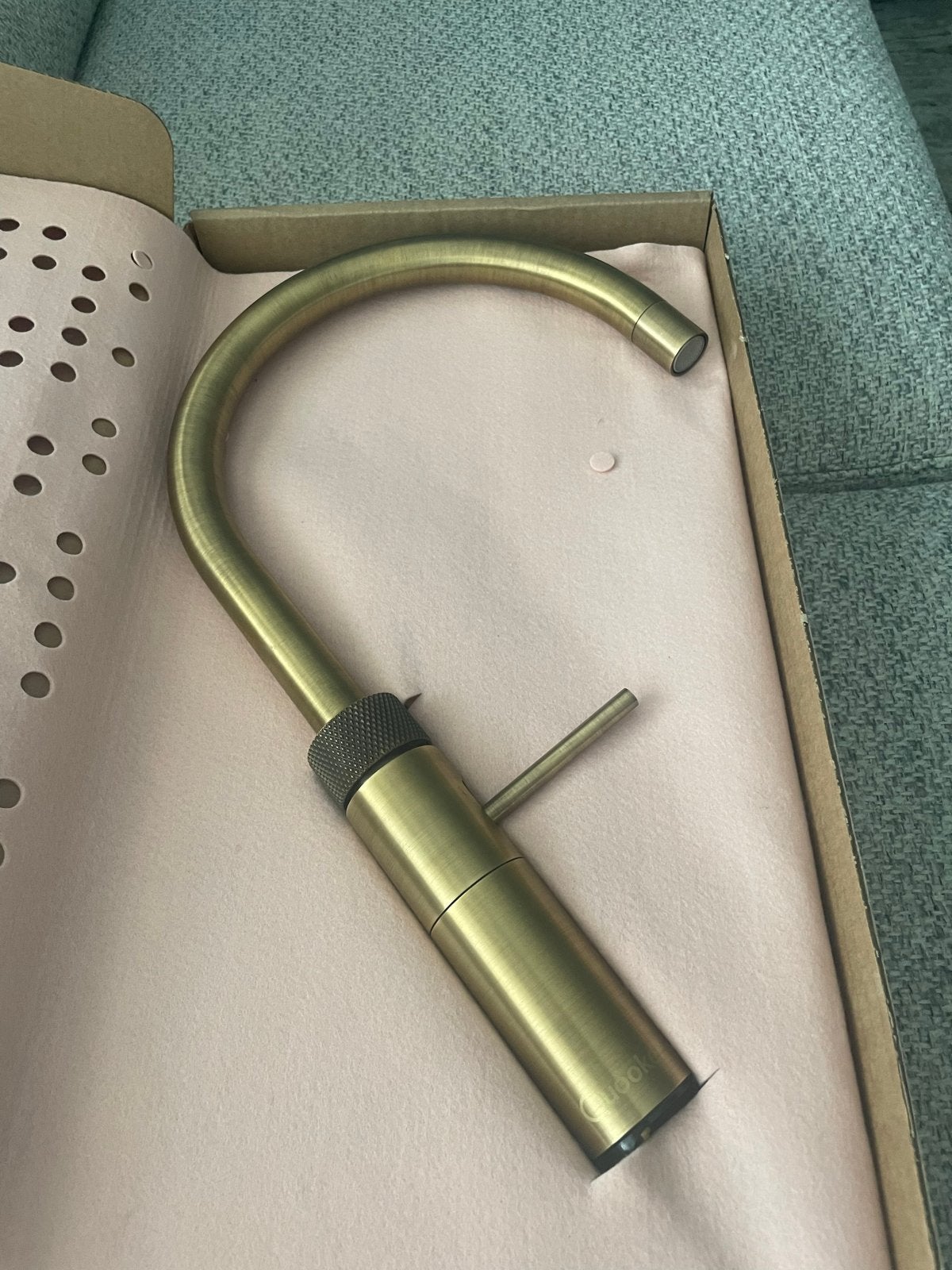 Quooker Fusion Round Messing Kraan - Nieuw in Doos, Ophalen, Overige typen, Goud, Nieuw