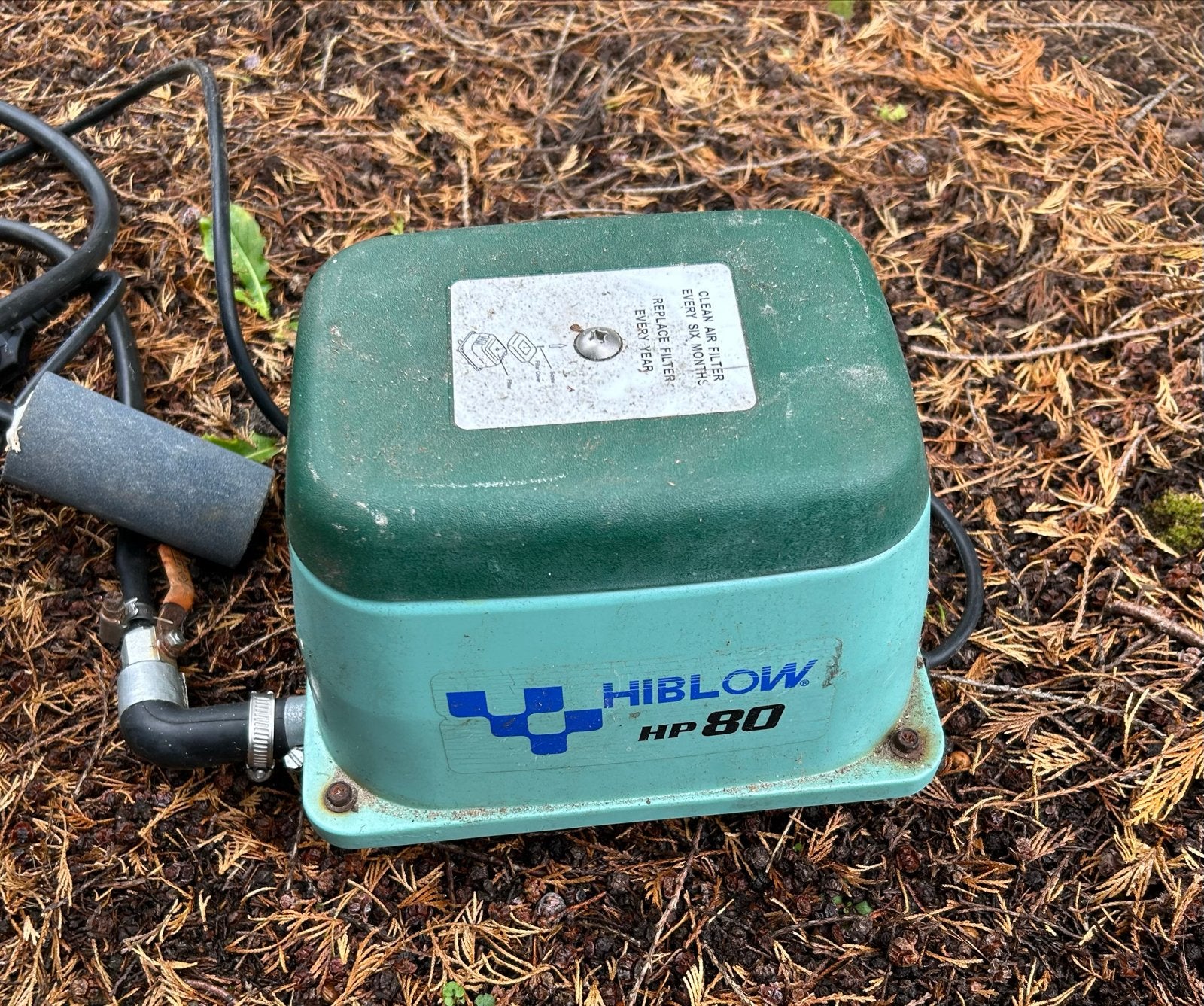 Hiblow HP-80 luchtpomp voor vijver, Ophalen, Gebruikt, Overige typen