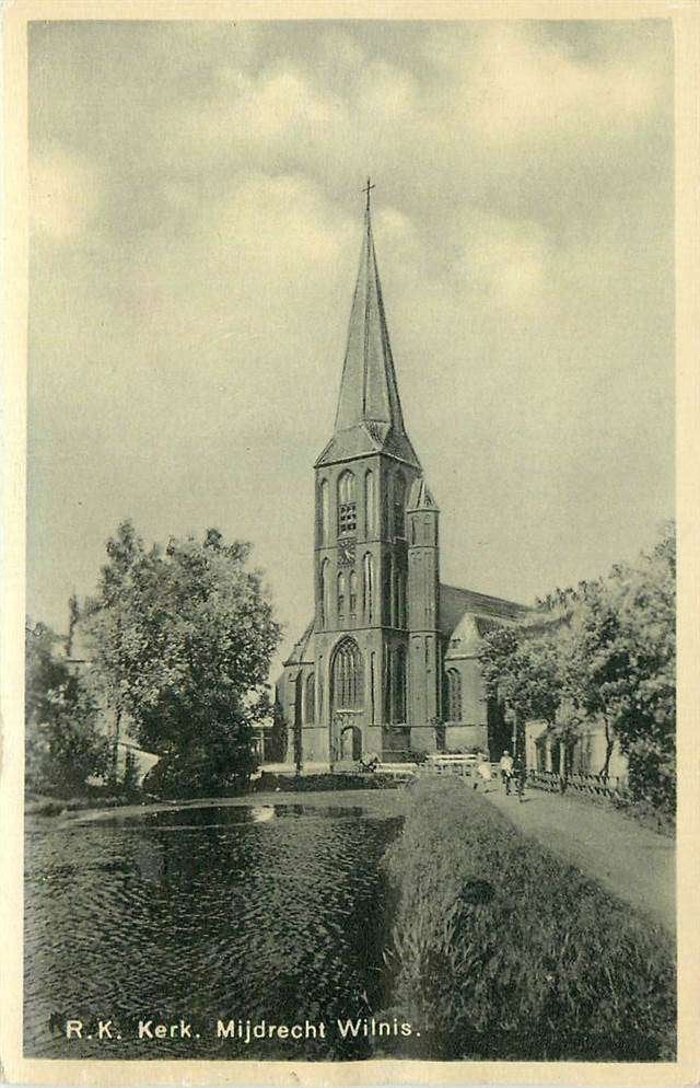 304-056-045 Mijdrecht-Wilnis RK Kerk, Verzamelen, Verzenden, Voor 1920, Utrecht