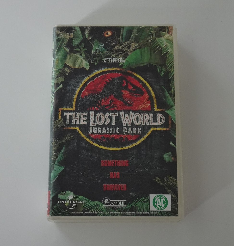 The Lost World: Jurassic Park - Film op VHS uit 1997, Cd's en Dvd's, VHS | Film, Vanaf 6 jaar, Ophalen, Zo goed als nieuw, Actie en Avontuur