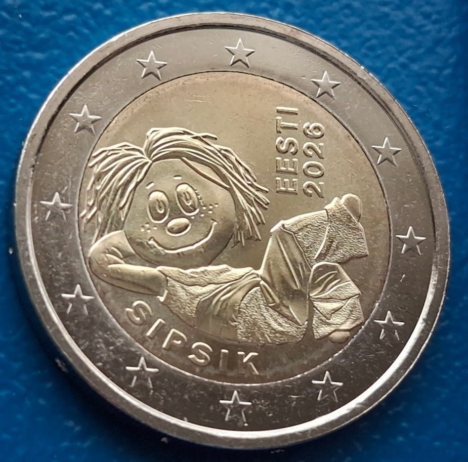 Estland 2 euro Sipsik - 2026 UNC, Verzenden, Estland, 2 euro, Losse munt