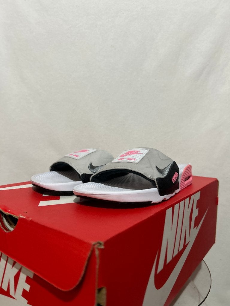 ALS NIEUW Maat 38 - Nike Air Max 90 Slide Slippers Rose Grey, Slippers, Verzenden, Nike, Zo goed als nieuw