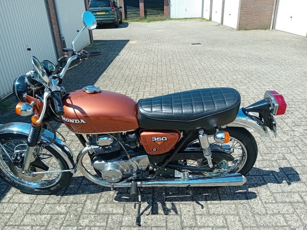 oldtimer te koop Honda cb350, Motoren, 2 cilinders, Occasion, Minimaal motorrijbewijs A2, Handgeschakeld
