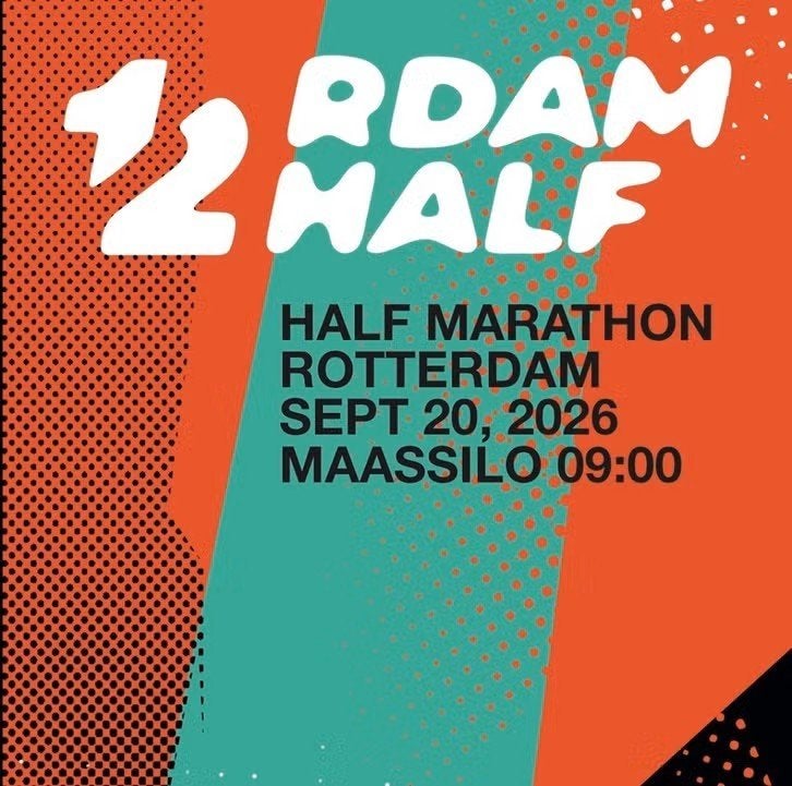 startbewijs 1/2 marathon Rdam (20 sept 2026), Overige merken, Verzenden, Overige typen, Nieuw