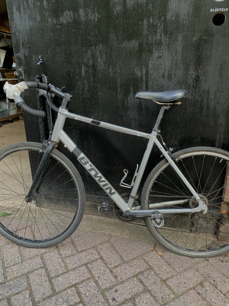 Opknapper! Btwin triban 100 racefiets, Gebruikt, 26 inch, 53 tot 57 cm, Ophalen