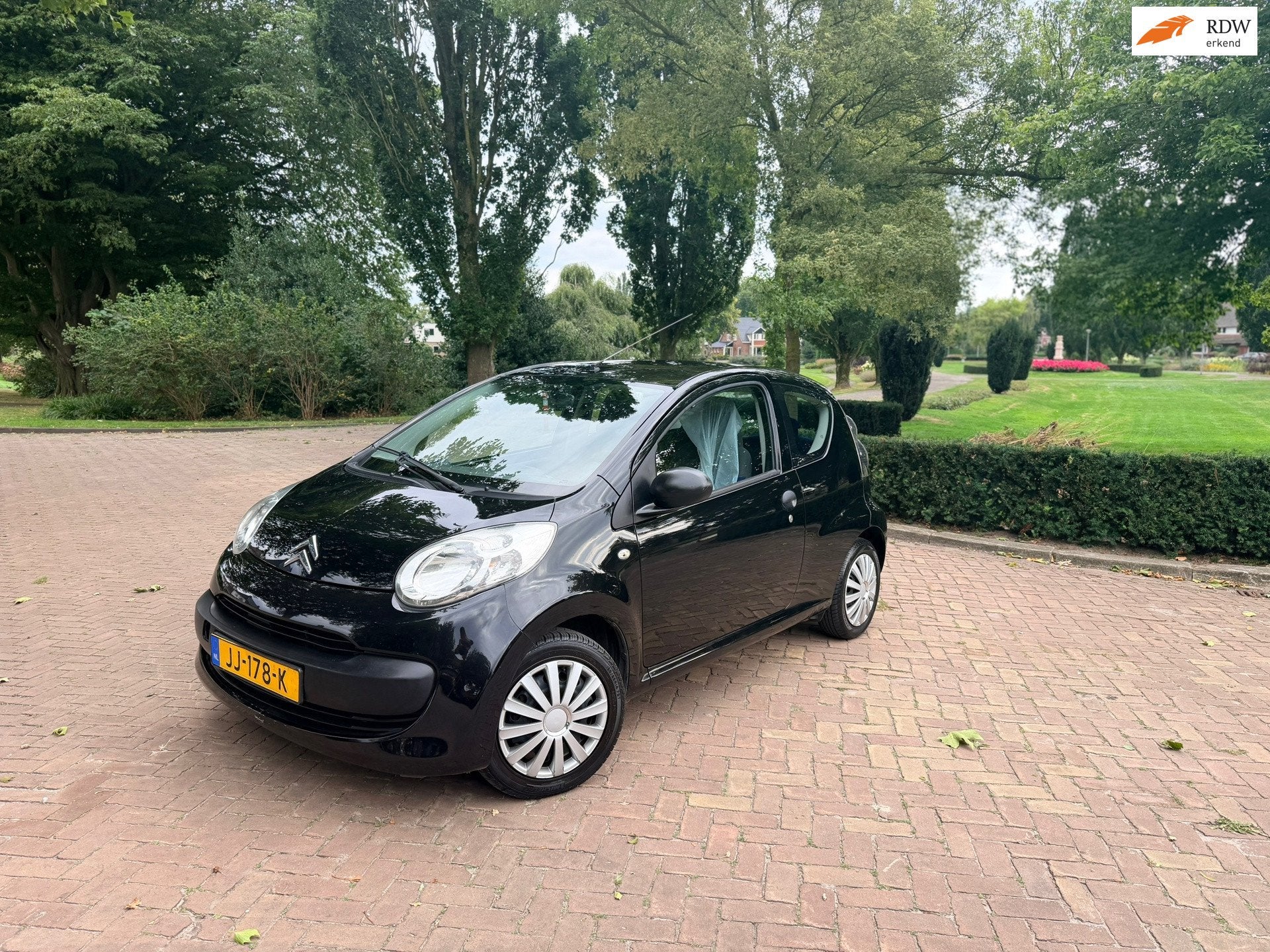 Citroen C1 1.0-12V Séduction | Airco | Nw. APK | Multimedia, Auto's, Voorwielaandrijving, Stof, Gebruikt, Zwart