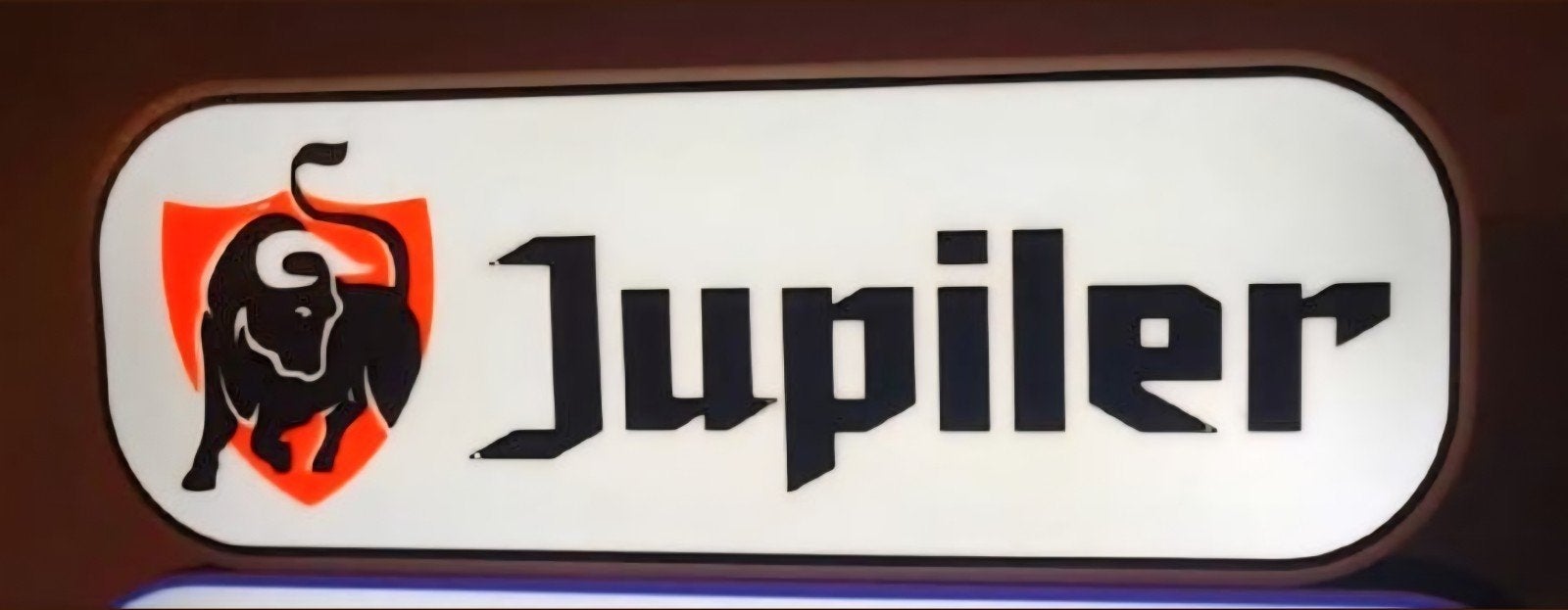 Jupiler LED-lamp reclamebord, Ophalen of Verzenden, Zo goed als nieuw