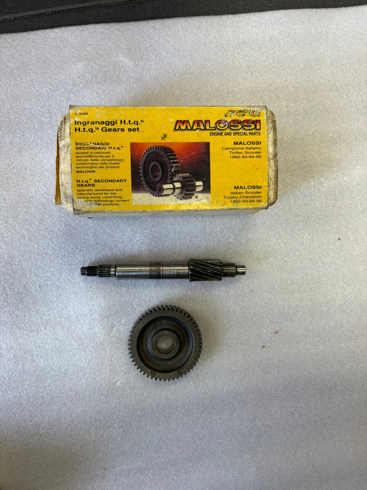Malossi vertanding 13/44 Minarelli, Motoren, Ophalen