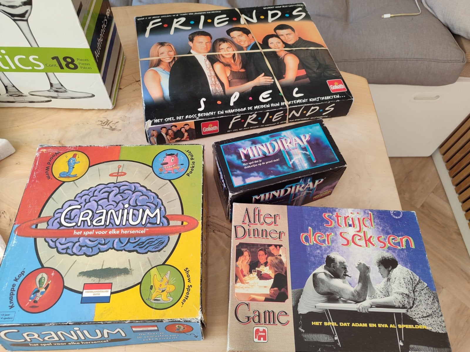 Gratis Bordspellen: Friends, Cranium, Mindirap, After Dinner, Hobby en Vrije tijd, Gezelschapsspellen | Bordspellen, Vijf spelers of meer