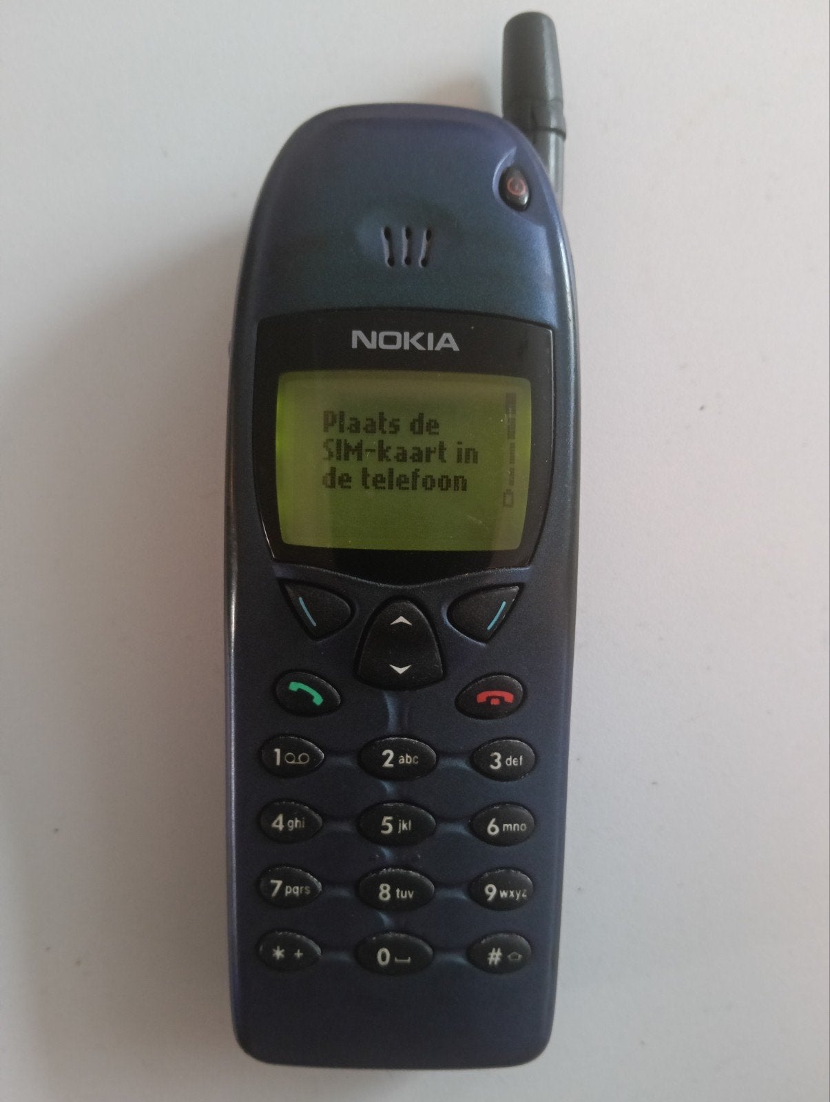 Nokia 6110 (1997) - Klassieke GSM met Snake, Gebruikt, Blauw, Geen camera, Fysiek toetsenbord