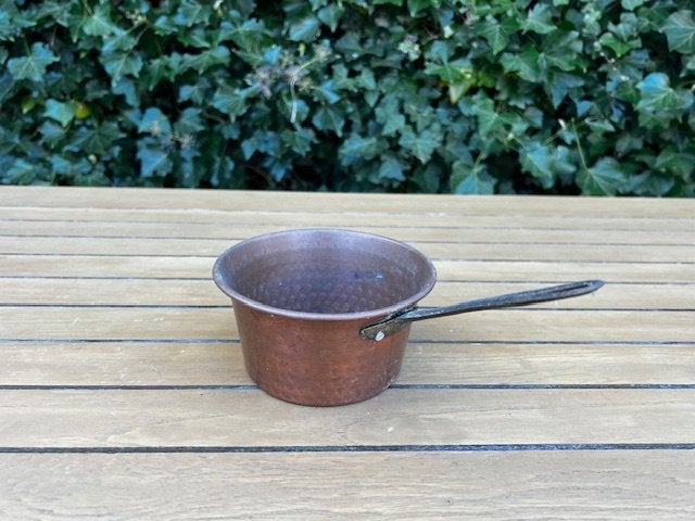 Antieke Koperen Steelpannetje - ø13, Antiek en Kunst, Antiek | Koper en Brons, Ophalen of Verzenden, Koper
