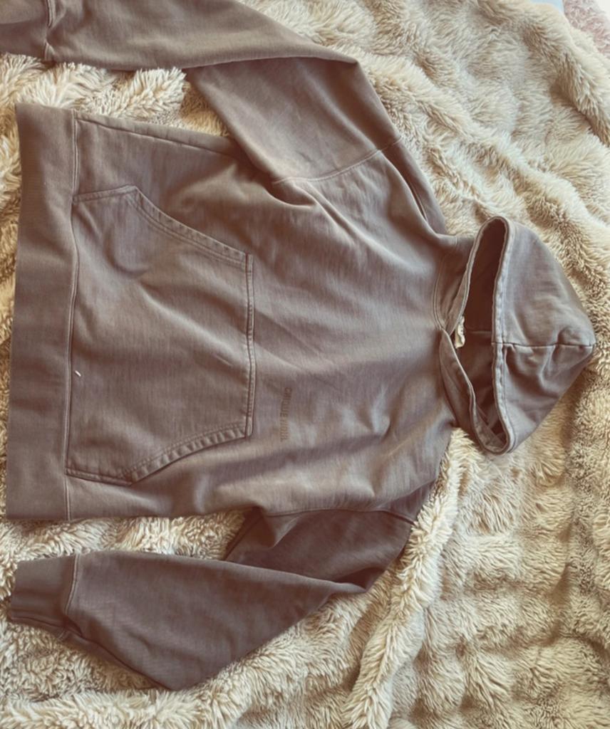 Chique Noir Hoodie - Comfortabel en Stijlvol, Bruin, Ophalen of Verzenden, Zo goed als nieuw, Lange mouw