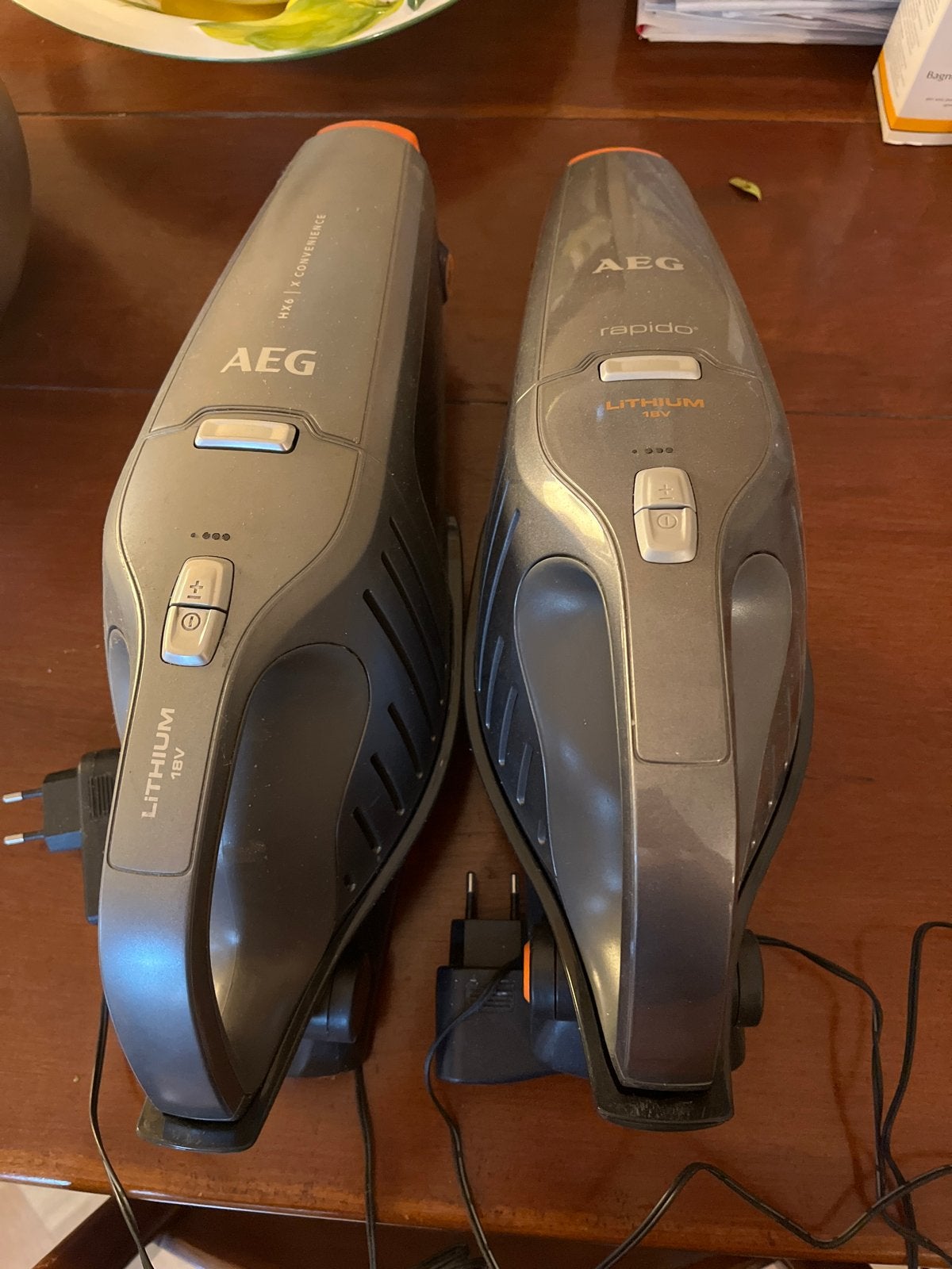 Twee AEG kruimeldieven - HX6 en Rapido 18V, Gebruikt, Kruimeldief, Draadloos, Ophalen of Verzenden