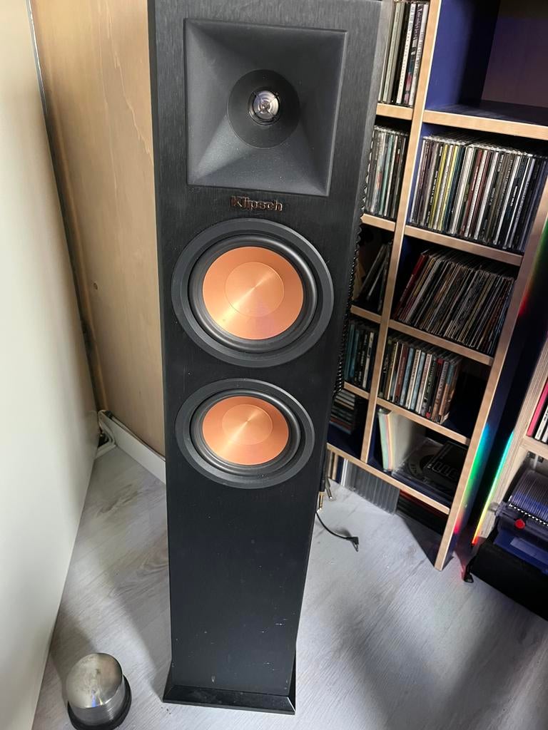 Klipsch rp 250 f, Zo goed als nieuw, 120 watt of meer, Front, Rear of Stereo speakers, Ophalen