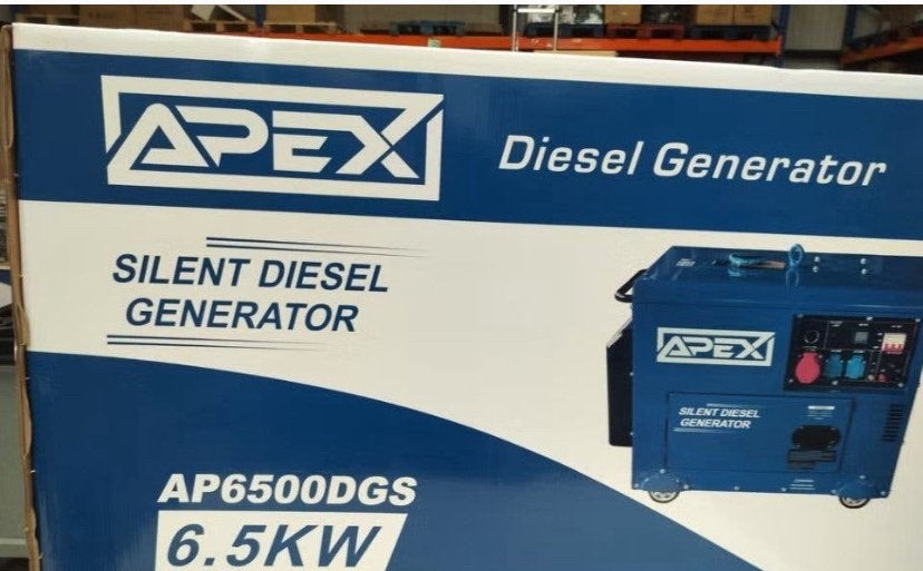 Apex Dieselaggregaat 6,5 kW elektrische start Topkwaliteit !, Nieuw