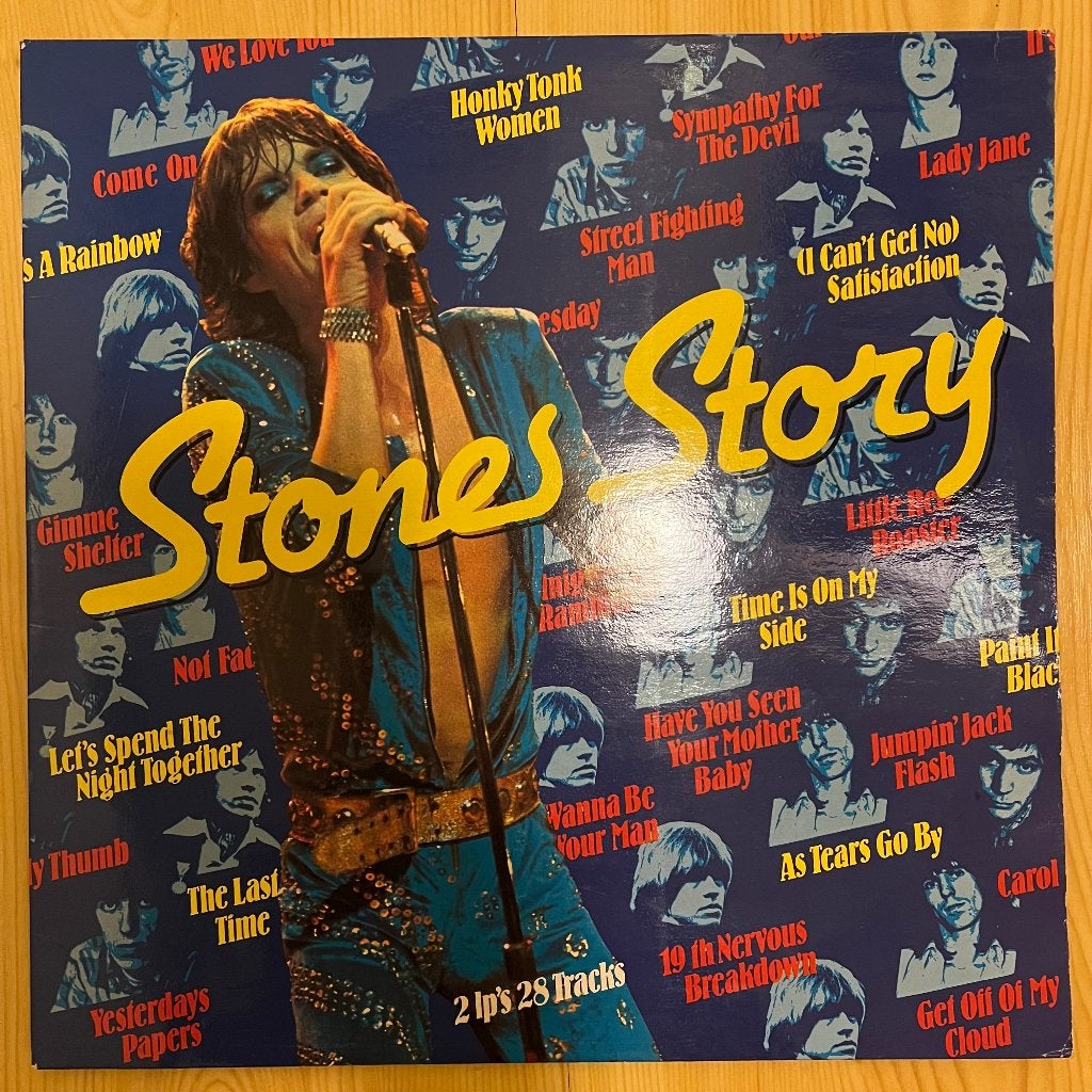 LP the Rolling Stones Stones Story NL 1976, Cd's en Dvd's, Gebruikt, Blues Rock, Ophalen of Verzenden, Dubbel-LP