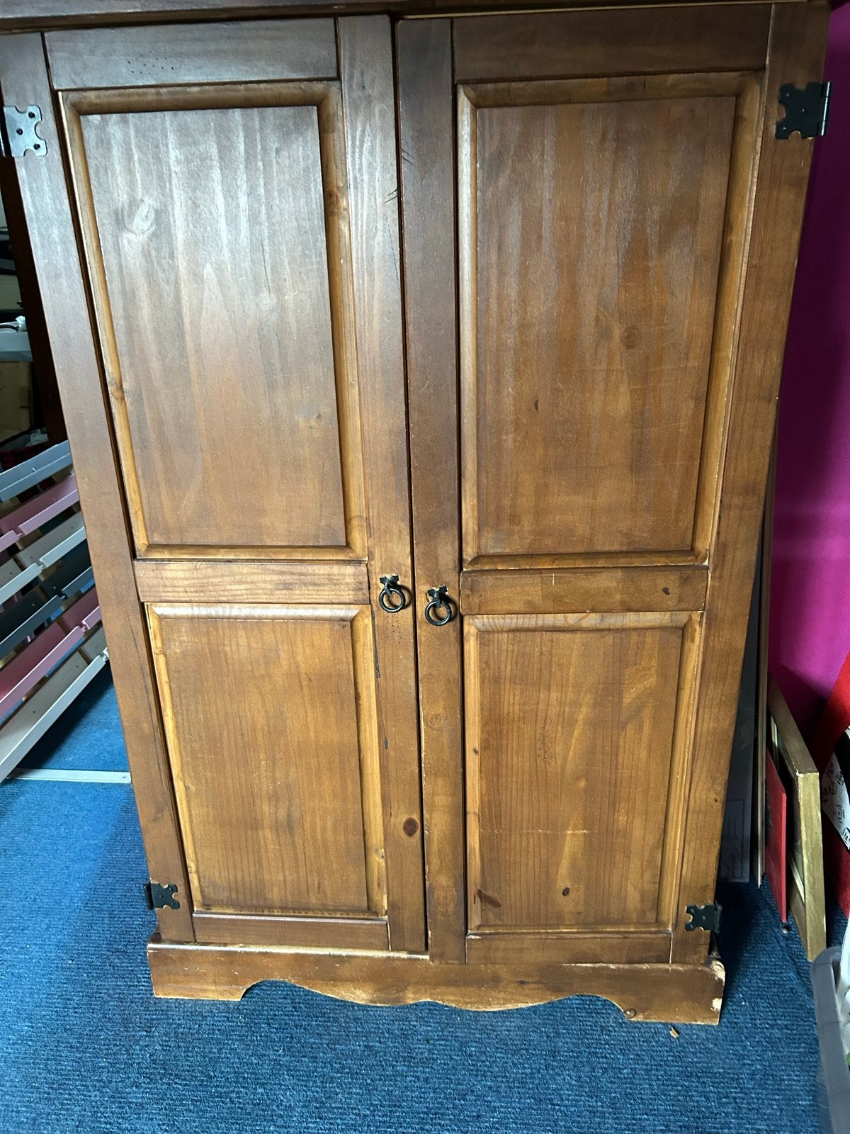 Houten kast met planken - Ideaal voor opslag, Huis en Inrichting, Kasten | Kledingkasten, Ophalen, Gebruikt, 100 tot 150 cm, 50 tot 100 cm