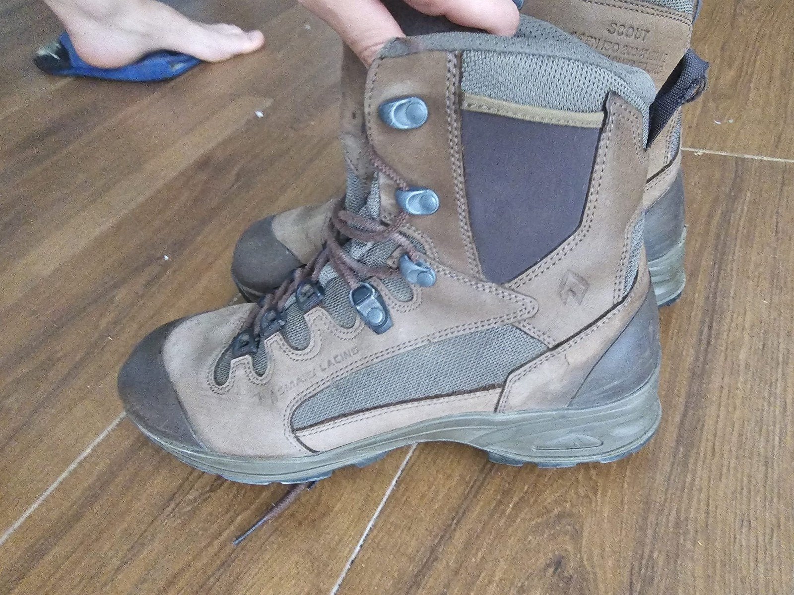 maat 43 Gebruikte outdoor wandelschoenen - Scout, Sport en Fitness, Ophalen, Gebruikt, Schoenen