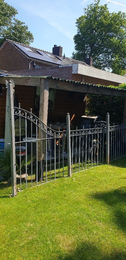 Ijzeren hekwerk, Tuin en Terras, Tuinhekken en Hekwerk, Gebruikt, Sierhekwerk, IJzer, Ophalen