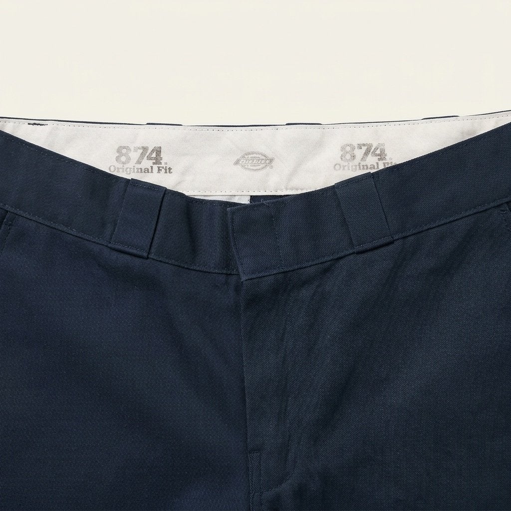 RT-0084 Dickies 874 werkbroek marineblauw heren W31 L30, Kleding | Heren, Blauw, Ophalen of Verzenden, Zo goed als nieuw, Overige maten