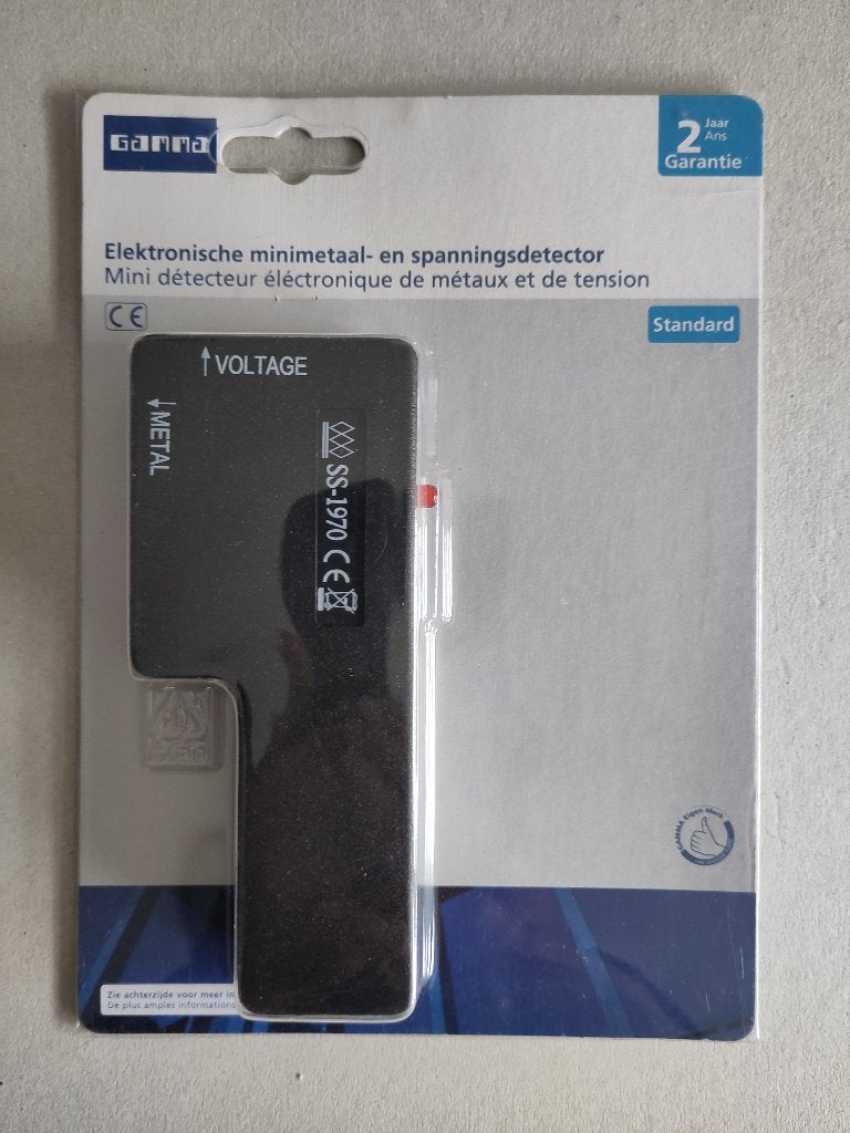 Metaal- en Spanningsdetector, Doe-het-zelf en Verbouw, Meetapparatuur, Ophalen of Verzenden, Nieuw, Elektriciteit