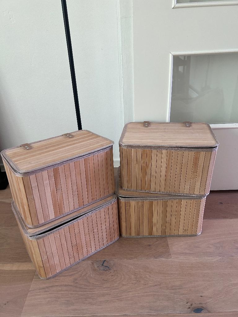Storage box bamboo Xenos, Doe-het-zelf en Verbouw, Ophalen, Doos, 60 cm of meer, Minder dan 35 cm